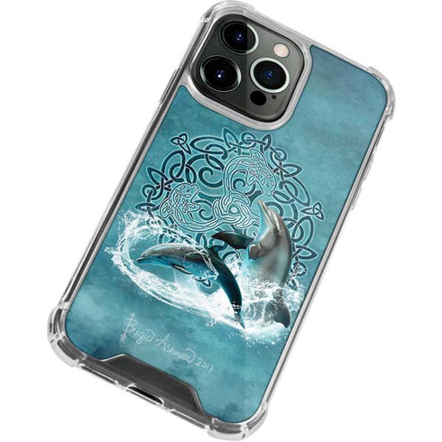 Brigid Ashwood Celtic Dolphin iPhone 13 Pro Max Clear Case